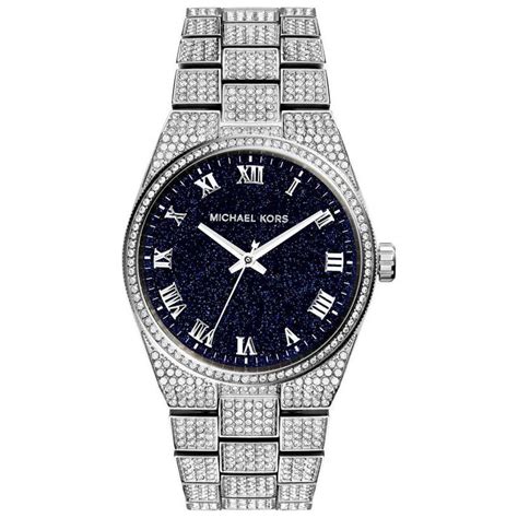 michael kors watch diamond face|Michael Kors silver diamond watch.